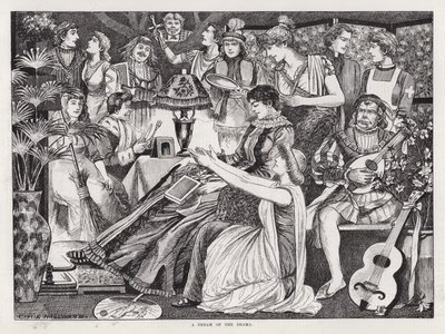 Ein Traum des Dramas (Gravur) von English School