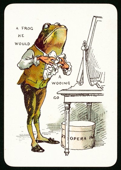 Ein Frosch wollte freien gehen von English School