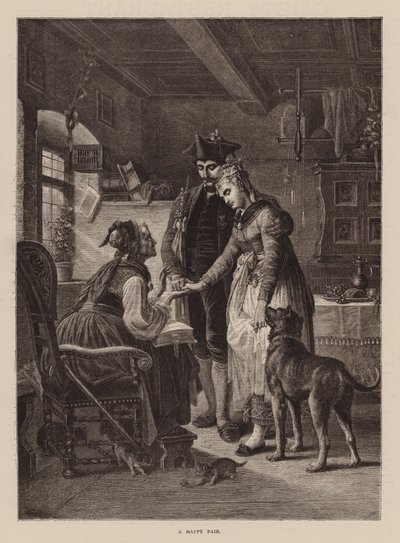 Ein glückliches Paar von English School