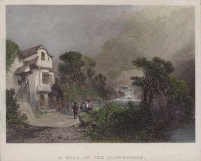 Eine Mühle in Llanberris von English School