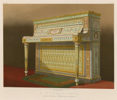 Ein Klavier von Messrs Wright und Mansfield, London von English School
