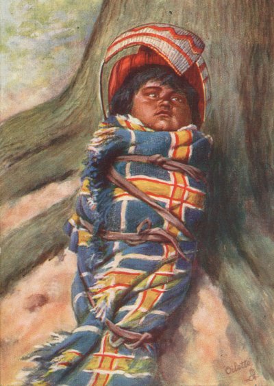 Ein Piute-Indianerkind von English School