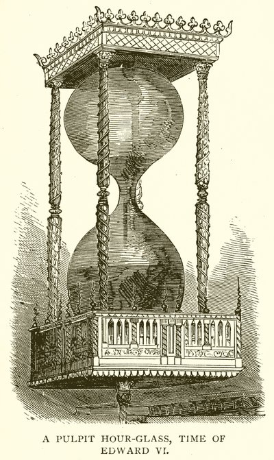 Eine Kanzeluhr, Zeit von Eduard VI. von English School