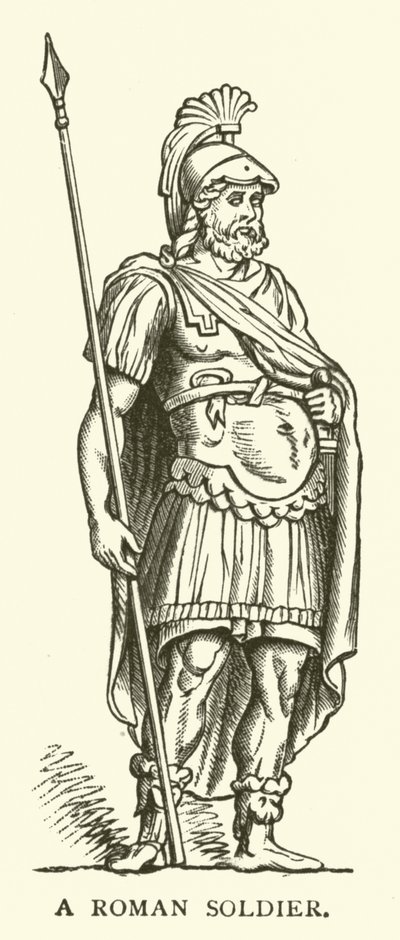 Ein römischer Soldat von English School