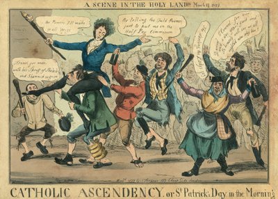 Eine Szene im Heiligen Land, 17. März 1829 von English School