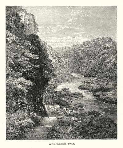 Ein Yorkshire-Tal von English School