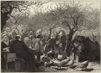 Ein Festtag in der Normandie nach der Apfelernte von English School