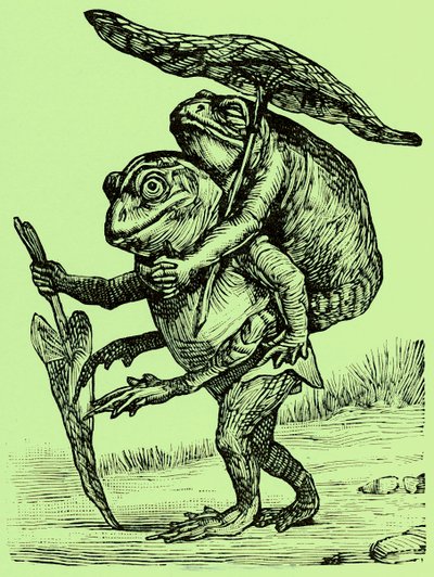 Ein freundlicher Ehemann, Illustration aus Coles Lustiges Bilderbuch (digital verbessert) von English School