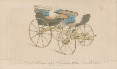 Ein leichter Phaeton mit Ackermanns patentierten beweglichen Achsen von English School