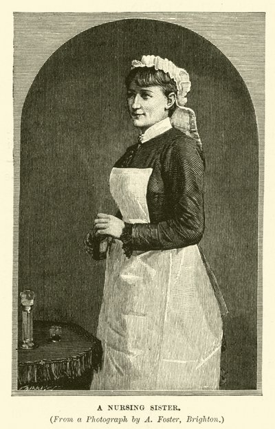 Eine Krankenschwester von English School