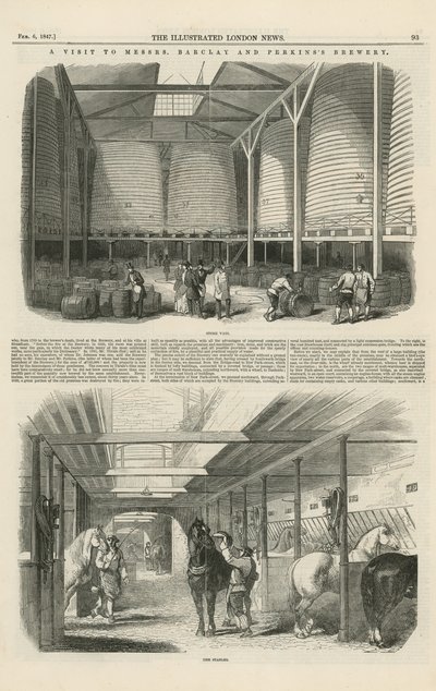 Ein Besuch bei der Brauerei von Barclay und Perkins von English School