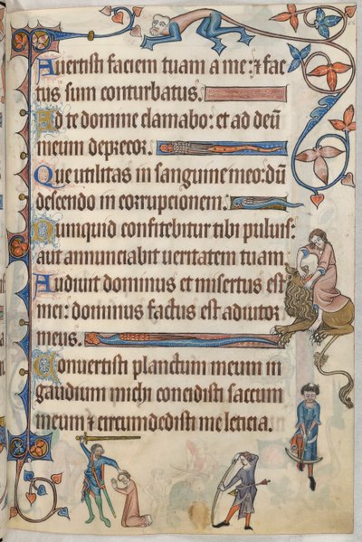 Psalm 29, Hinrichtung von Thomas von Lancaster, aus dem 