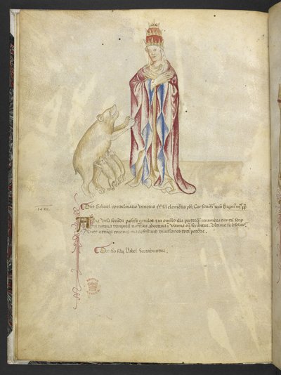 Joachimi Abbatis de Curatio, et Anselmi, Episcopi Marsicani, Vaticinia xxx de Pontificibus Romanis; scil., a Nicolao III. ad Innocentium VIII (ca. 1500) von English School