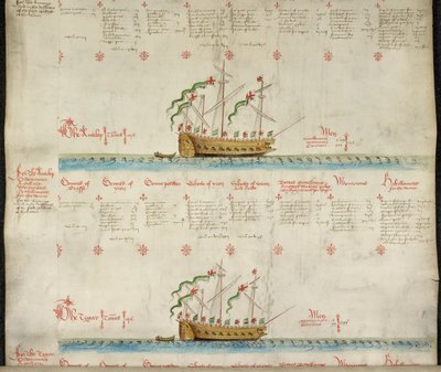 Die Galeasse The Antelop und The Tegar, aus 
