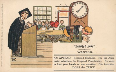 Addled Ads Postkarte von English School