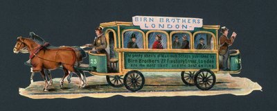 Werbung für Birn Brothers, London von English School