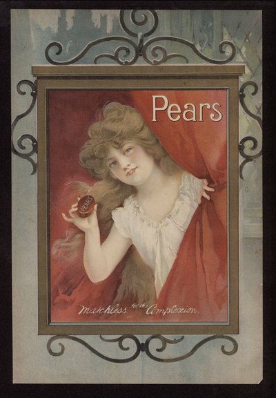 Werbung für Pears Seife von English School