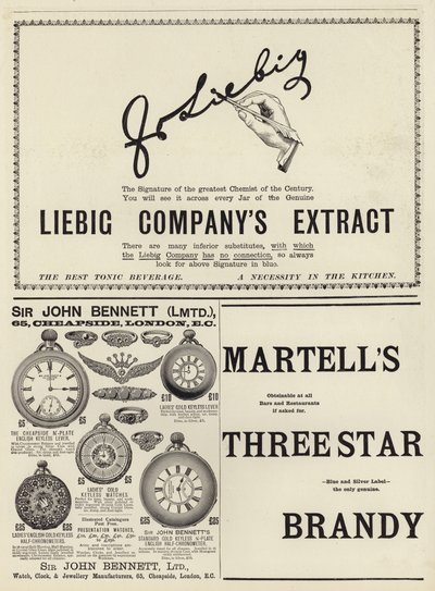 Werbeseite aus The Graphic Christmas Number 1897 von English School