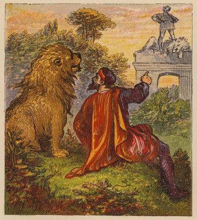 Äsops Fabeln: Der Mann und der Löwe von English School