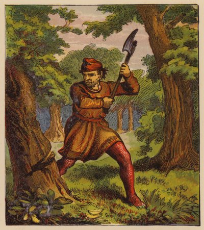 Äsops Fabeln: Die Bäume und die Axt von English School