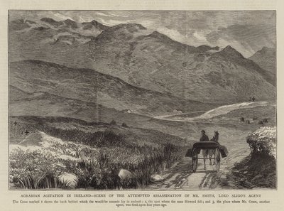 Agrarische Unruhen in Irland, Szene des versuchten Attentats auf Mr. Smith, Lord Sligos Agent von English School