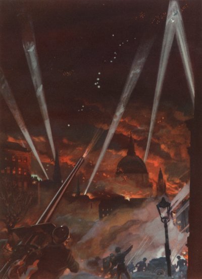 Luftangriff auf London während der Blitz, Zweiter Weltkrieg von English School