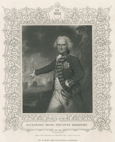 Alexander Hood, 1. Viscount Bridport, Illustration aus 