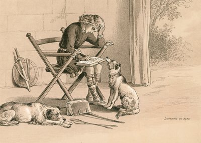 Alfred lernt lesen von English School