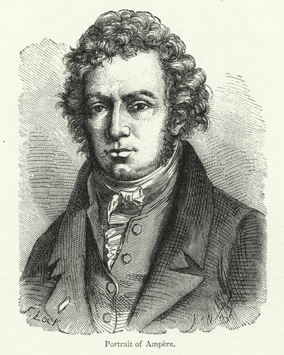 André-Marie Ampère, französischer Physiker und Pionier auf dem Gebiet des Elektromagnetismus von English School