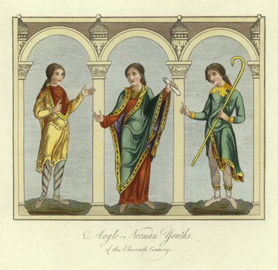 Anglo-normannische Jugendliche des 11. Jahrhunderts von English School