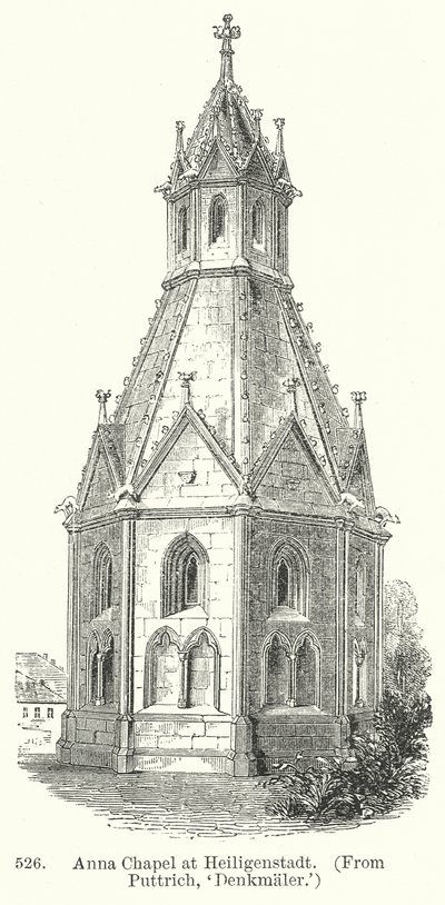 Anna Kapelle in Heiligenstadt (Gravur) von English School