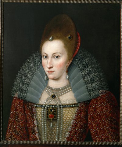 Anne von Dänemark, Königin von England, Gemahlin von Jakob I. von England von English School