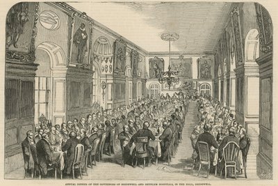Jährliches Abendessen der Gouverneure von Bridewell und Bethlehem Krankenhäusern von English School