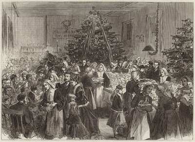 Jährliche Unterhaltung und Preisverleihung vom Weihnachtsbaum im University College Hospital von English School
