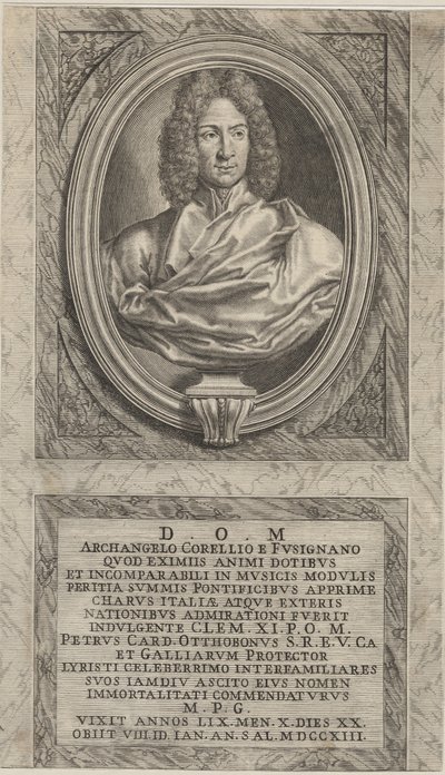 Arcangelo Corelli, ca. 1715 von English School