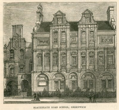 Architektur der London School Board: Blackheath Road School, Greenwich, London von English School
