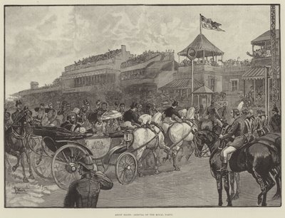 Ascot-Rennen, Ankunft der königlichen Gesellschaft von English School