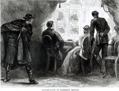 Ermordung von Präsident Lincoln, 14. April 1865 von English School