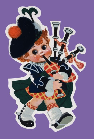 Dudelsackspieler von English School