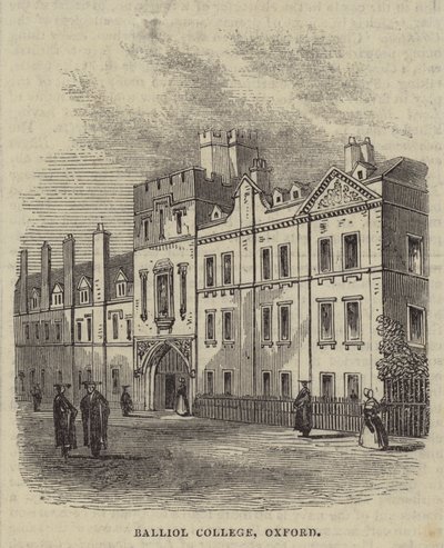 Balliol College, Oxford (Gravur) von English School