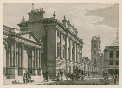 Bank of England, Westflügel hinzugefügt von Sir Robert Taylor, 1783 von English School