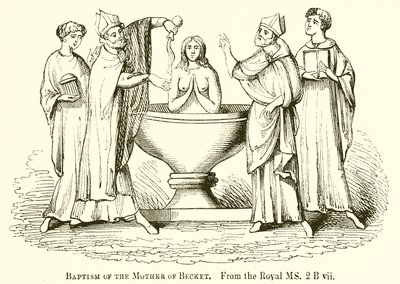 Taufe der Mutter von Becket von English School