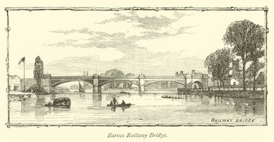 Barnes-Eisenbahnbrücke von English School