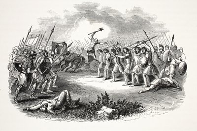 Schlacht von Rhuddlan Marsh von English School