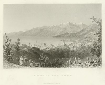 Beirut und der Libanon, 1837 von English School