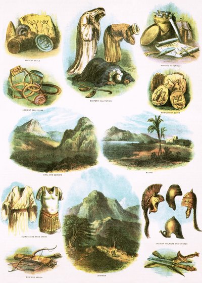 Biblische Illustrationen von English School