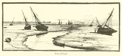 Boote vor Leigh von English School