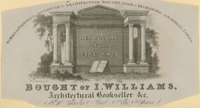Gekauft bei I. Williams, Architekturbuchhändler von English School