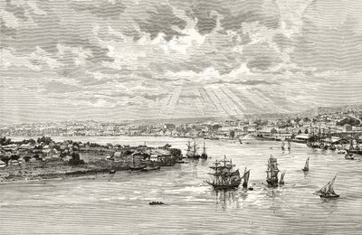 Brisbane Harbour, Australien, ca. 1880, aus 