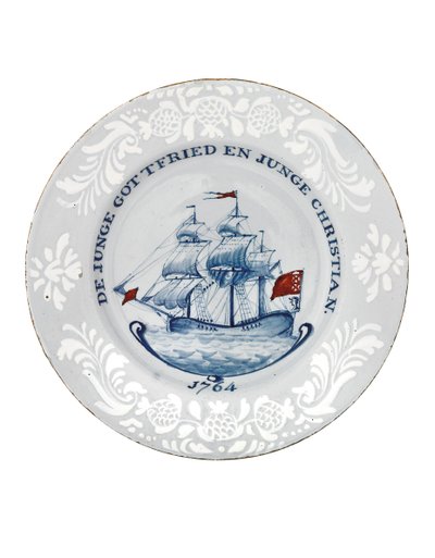 Bristol Delft Teller, wahrscheinlich Richard Frank of Redcliffe von English School